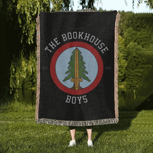 Twin Peaks The Bookhouse Boys Est 1990 Logo Woven Blankets