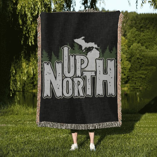 Up North In Michigan Gift Woven Blankets