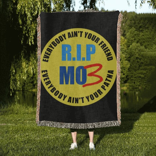Rip mo3 Woven Blankets
