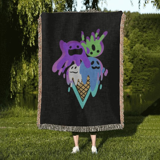 Ice Scream Parodi Woven Blankets