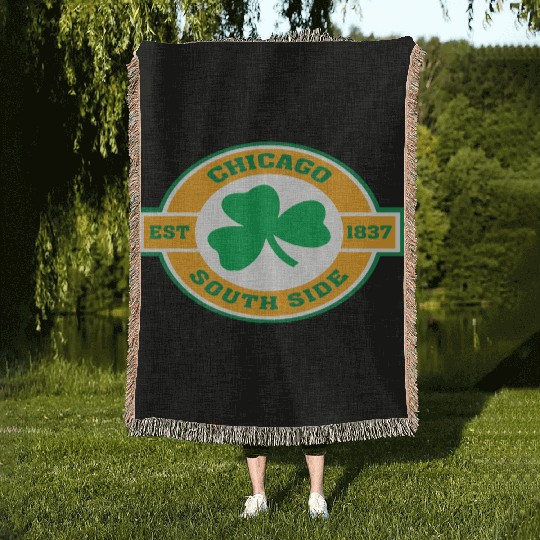 Chicago South Side Irish Active Woven Blankets