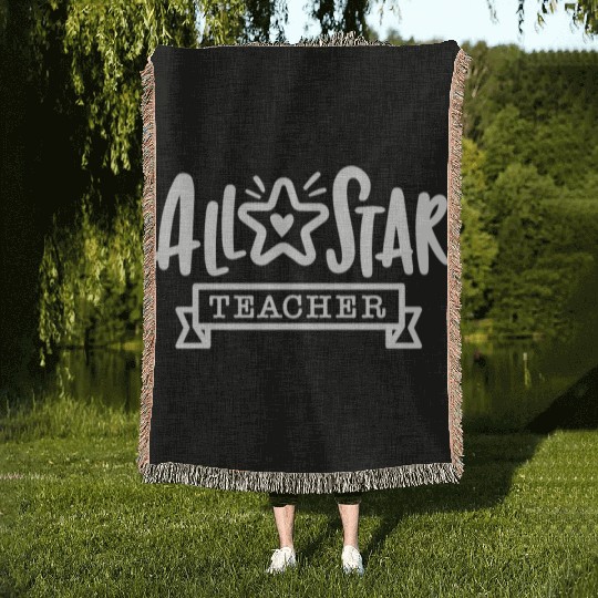 Teacher, teacher appreciation Woven Blankets