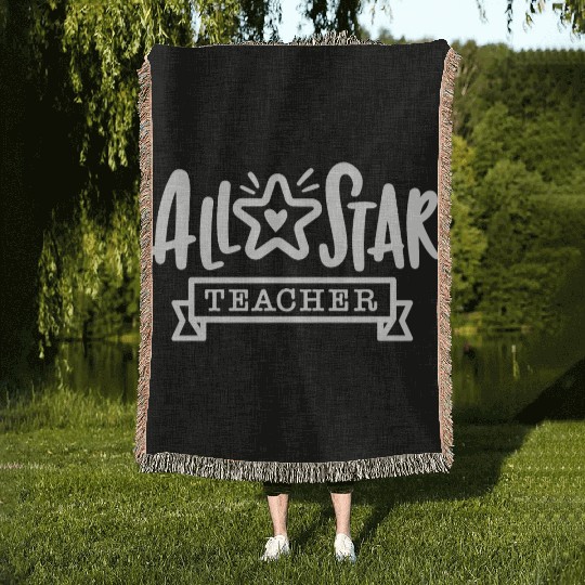 Teacher, teacher appreciation Woven Blankets