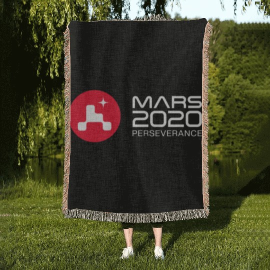 Mars 2020 Perseverance Rover Woven Blankets