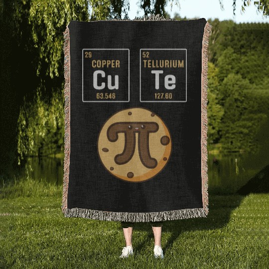 Funny Pi Day 3,14 Pi Number Symbol Math Teacher Woven Blankets