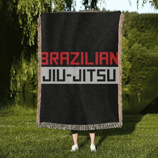 Brazilian Jiu Jitsu (BJJ) Logo Woven Blankets