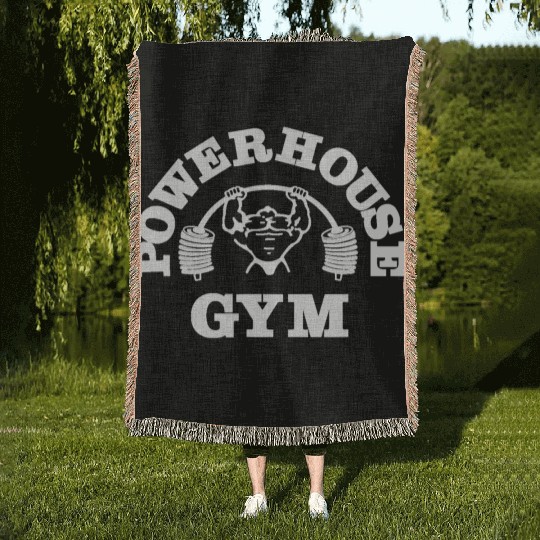 Powerhouse 2021 gym Woven Blankets