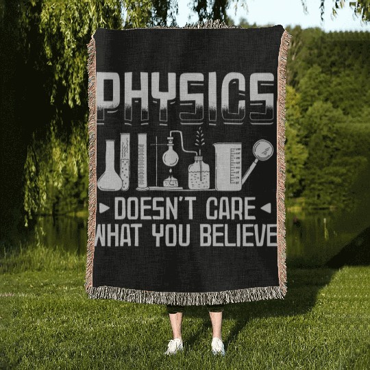 Physics Science | Physician Student Gifts Woven Blankets