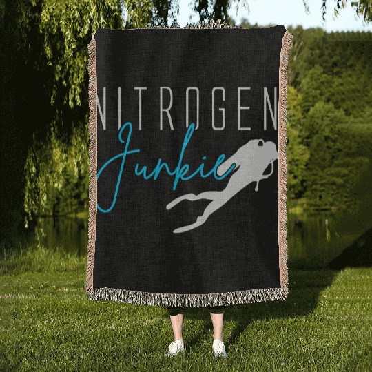 Scuba Diving Gifts for Underwater Diver Woven Blankets