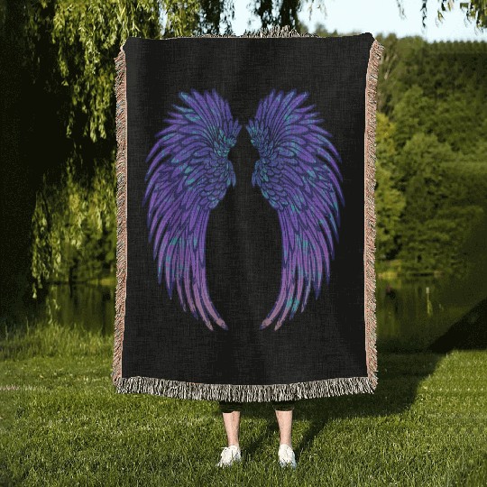 Angel Wings Eagle Wings Broken Wings Wild Wings On Woven Blankets