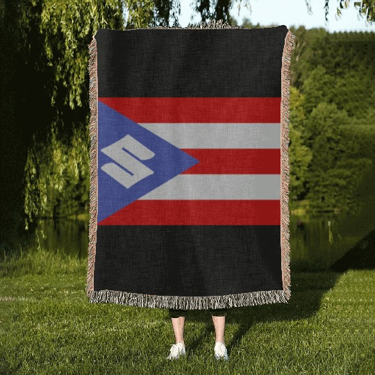 Suzuki Puerto Rico Flag Woven Blankets