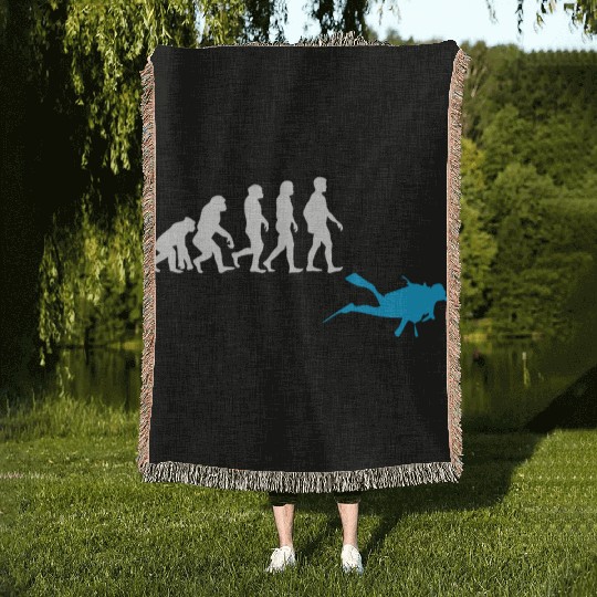 Diving Evolution Woven Blankets