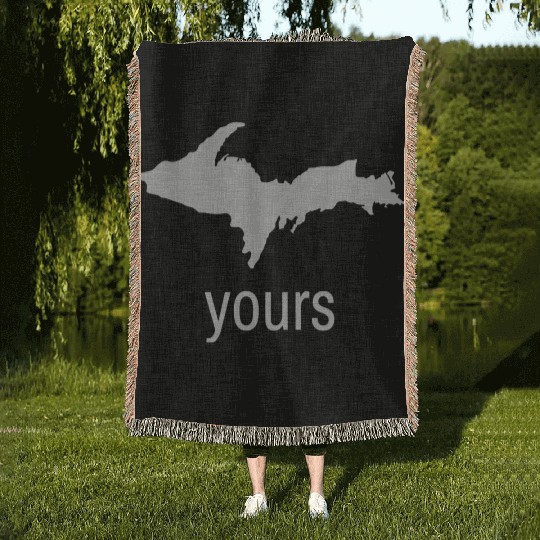 Michigan Upper Peninsula Woven Blankets