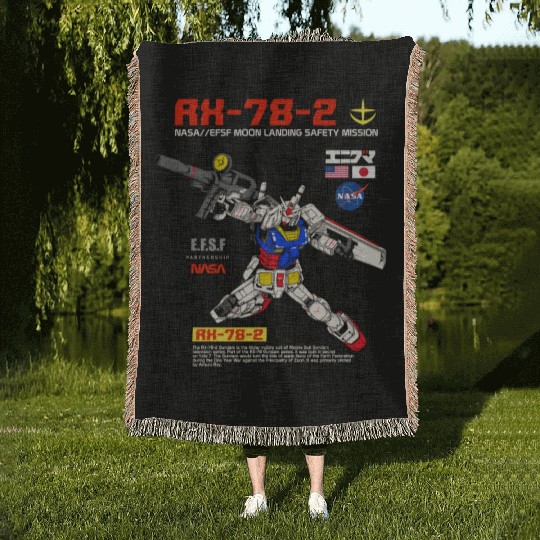 Rx-78-2 Gundam Woven Blankets