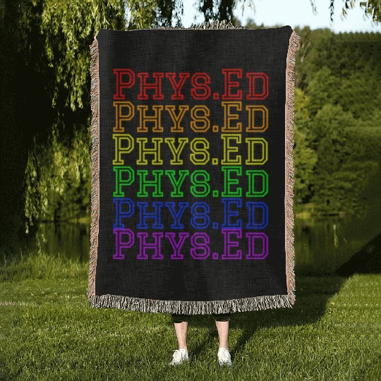 Physical Education Teacher- Rainbow Phys.Ed Woven Blankets