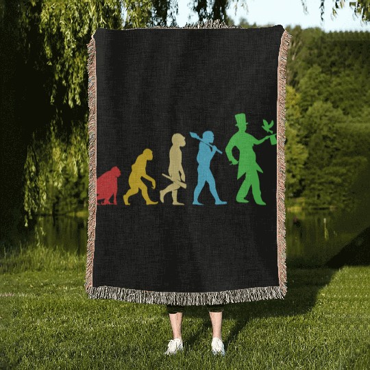 Retro Magic Lovers Magician Evolution Woven Blankets