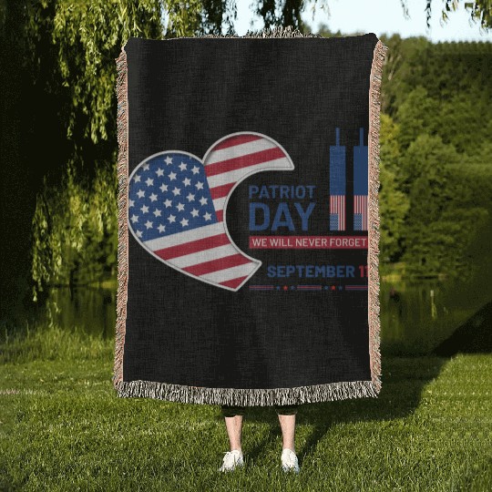 Patriot Day 9 11 USA Woven Blankets