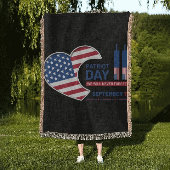 Patriot Day 9 11 USA Woven Blankets