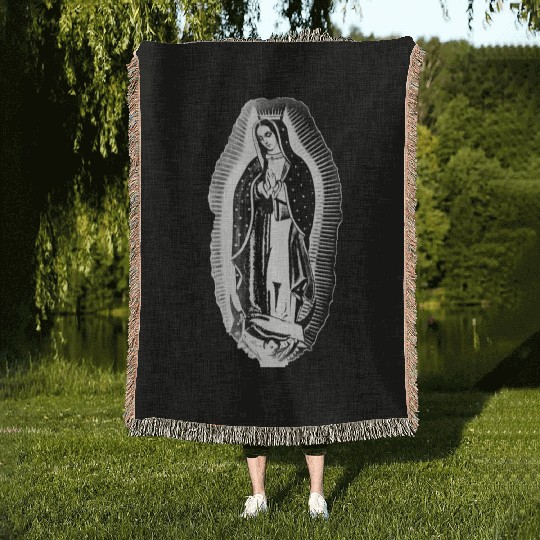 Our Lady of Guadalupe Woven Blankets