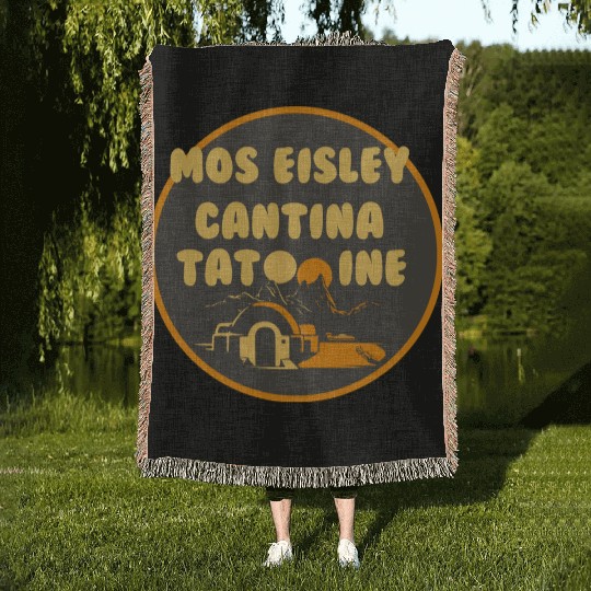 Star Wars Mos Eisley Cantina Tatooine Woven Blankets