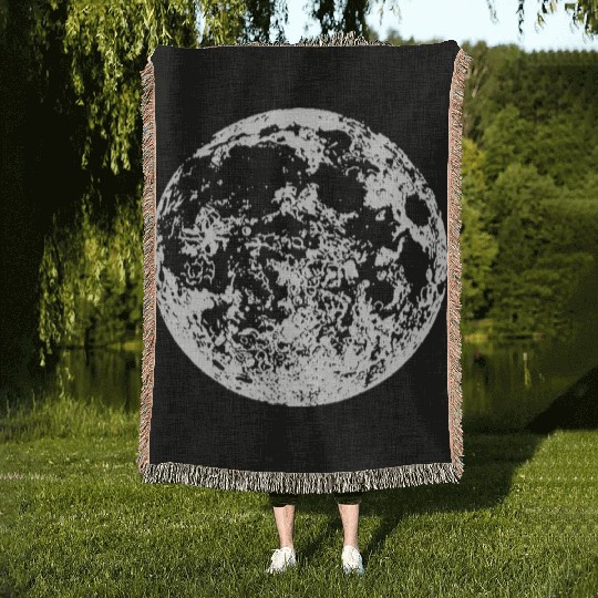 Full Moon Woven Blankets