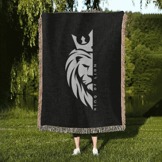 king of lion classic collection Woven Blankets
