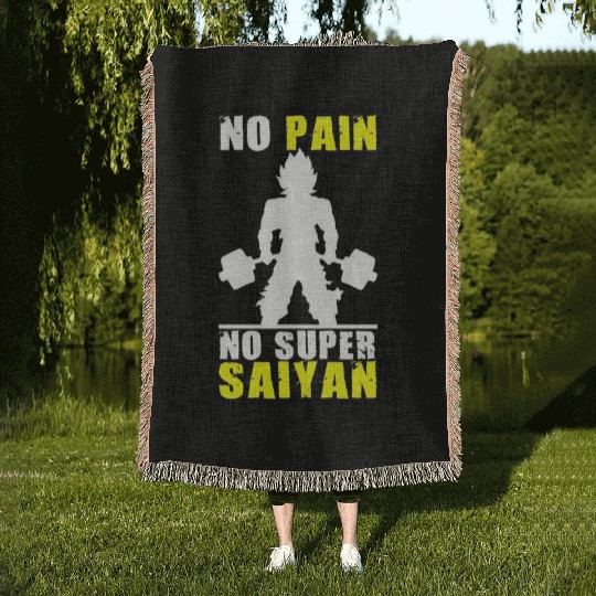 Anime Gym demon Woven Blankets