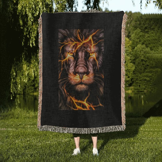 LION Woven Blankets