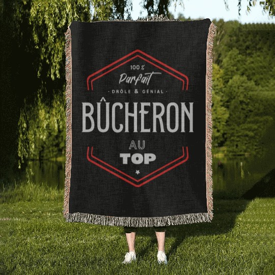 Bûcheron parfait et au top Woven Blankets