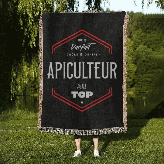 Apiculteur parfait et au top Woven Blankets