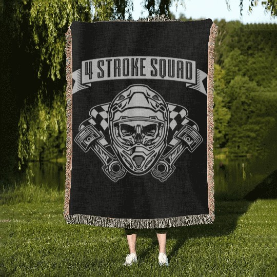 Dirt Bike MX Motocross Supercross Woven Blankets