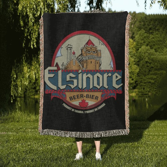 Elsinore Beer 1983 Woven Blankets