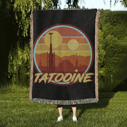 TATOOINE HOLIDAY Woven Blankets