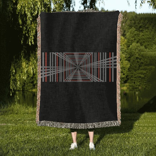 Tesla Plaid Mode Woven Blankets