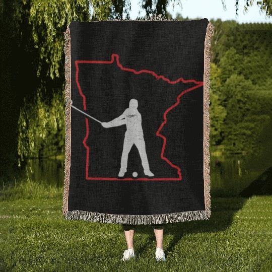 Unique Minnesota Golf Woven Blankets, Minnesota Golfer Shir