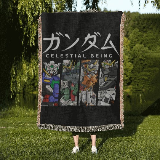 GUNDAM 00 Celestial Being Woven Blankets