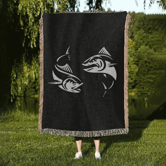 fish Woven Blankets