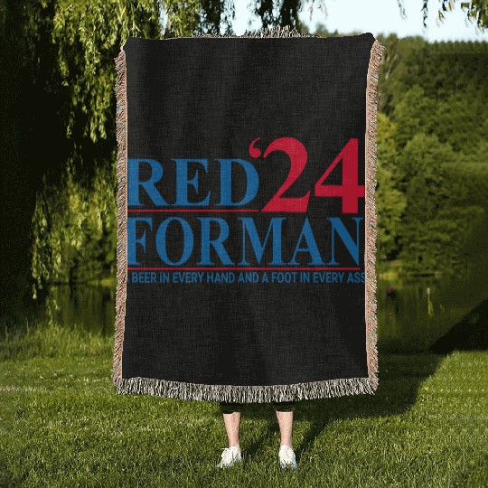 Red Forman 2024 Woven Blankets