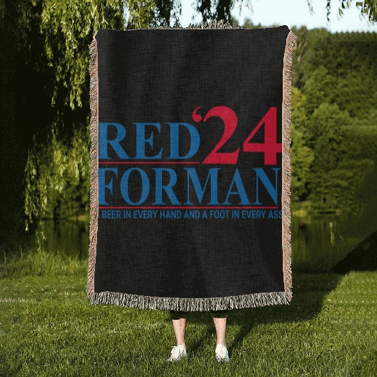 Red Forman 2024 Woven Blankets