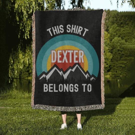Dexter Woven Blankets, This Woven Blankets Belongs to Dexter