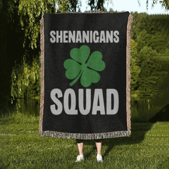 Shenanigans Squad Woven Blankets