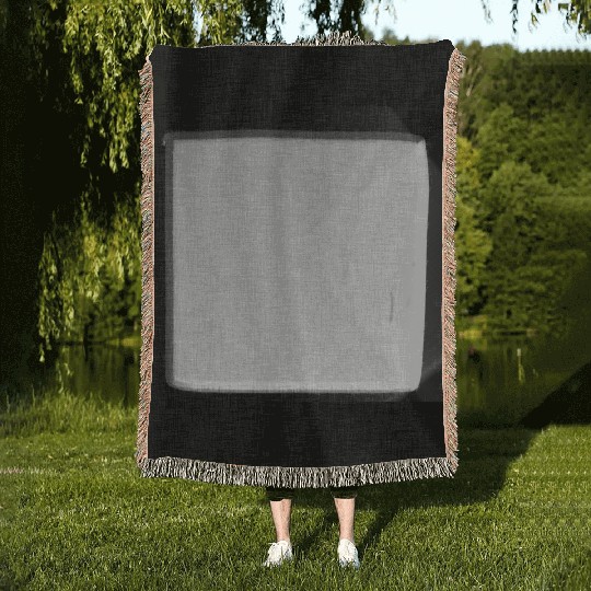 metal surface square craft silver shiny square Woven Blankets