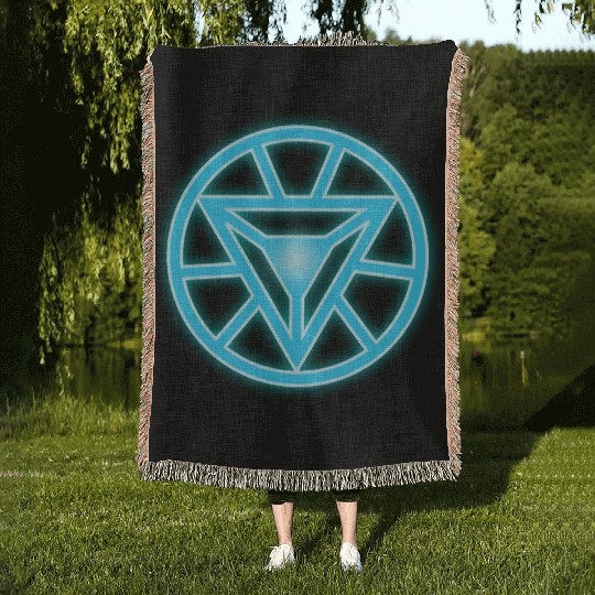Arc Reactor Iron Man Woven Blankets