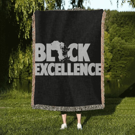 BLACK EXCELLENCE Woven Blankets
