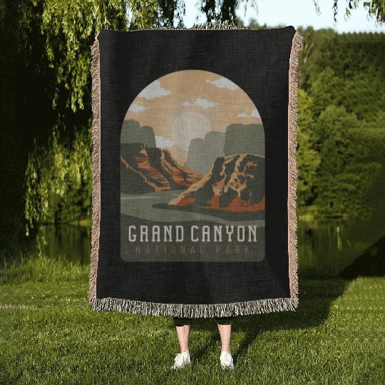 Grand Canyon National Park Grand Canyon National P Woven Blankets