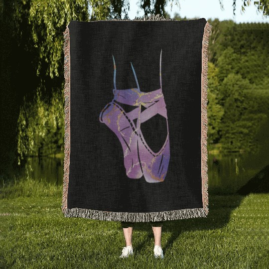 Proud Ballet Dancing Gifts Ballerina Ballet Dancer Woven Blankets