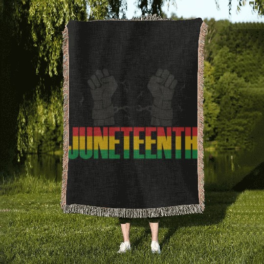 Juneteenth Day 1865, Freedom Day America African Woven Blankets