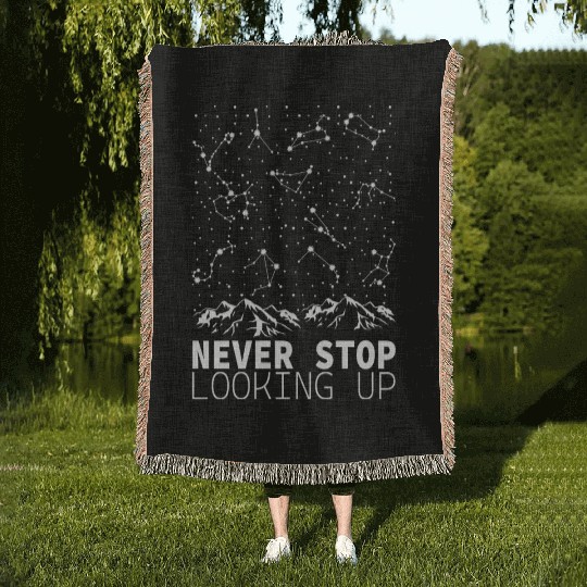 Space Telescope Science Astronomy Lover Woven Blankets