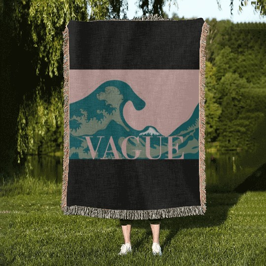 La Grande Vague - The Great Wave Woven Blankets