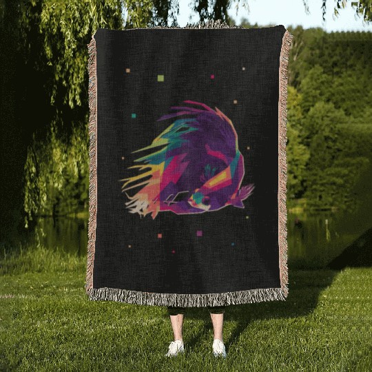 Betta Fish Woven Blankets